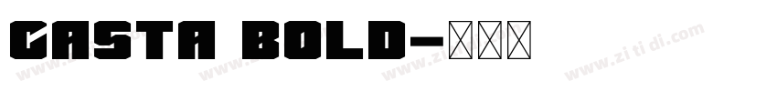 Casta Bold字体转换